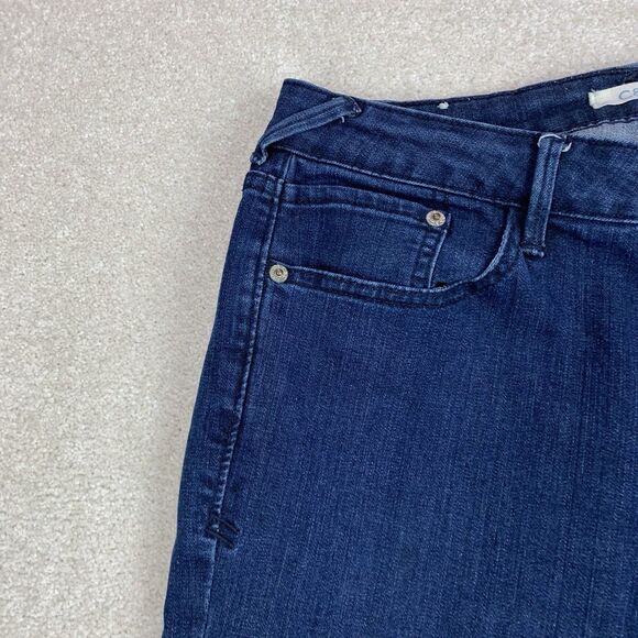 C&C California Jeans Women's 8/29 Blue Dark Wash Denim Slim Straight - Picture 3 of 14